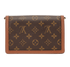 Dauphine Chain Wallet Crossbody, &pound;1,200, Handbags, Brown, Canvas/Leather, Back view